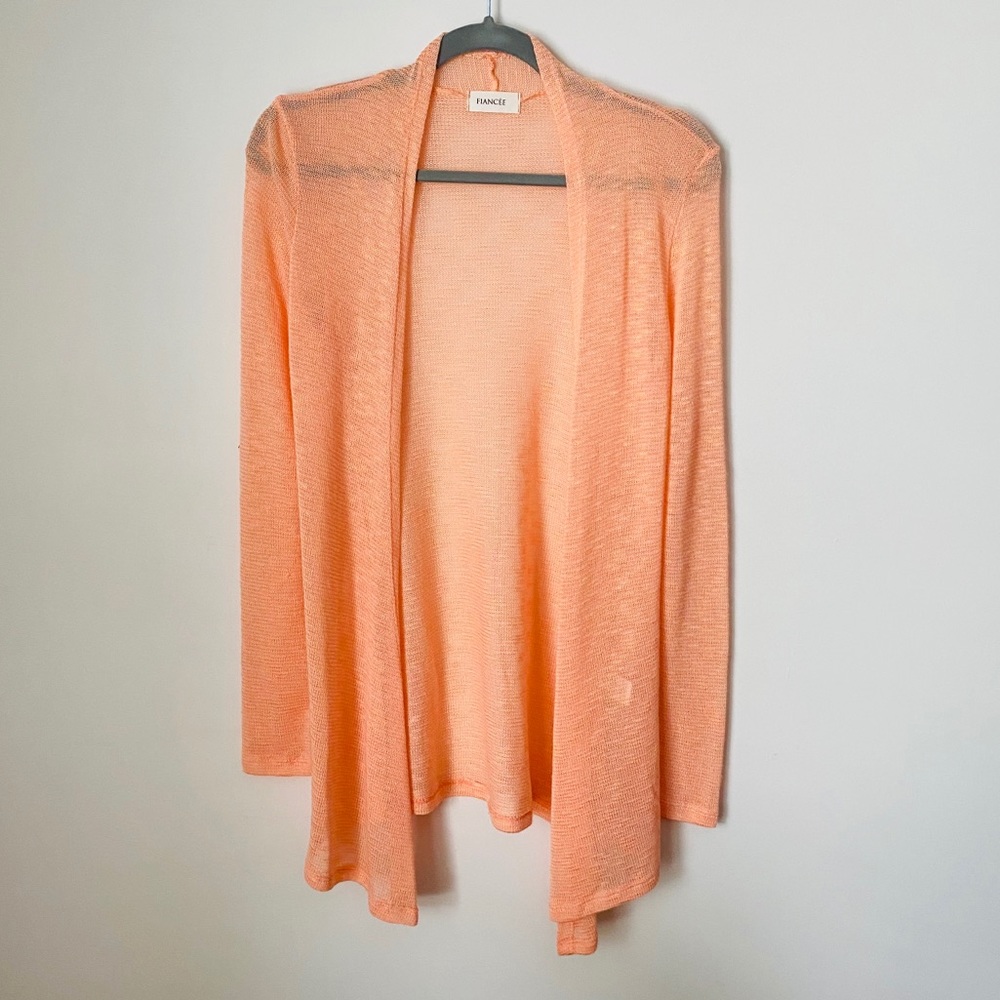 Fiancee Peach Cardigan